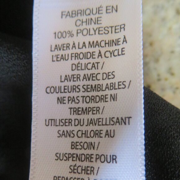 Joe FRESH Sheer Black & White TOP Small NWOT (K468) - Picture 4 of 4